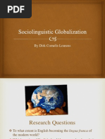 Sociolinguistic Globalization