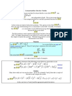 Conservative Vector Fields