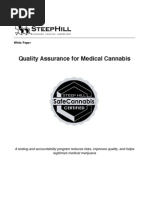 Quality Assurance For Medical Cannabis