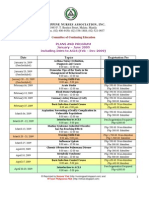 Philippine Nurses Association (PNA) Jan To June 2009 Seminars