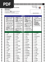 Sample Ballot - Hong Kong OAV