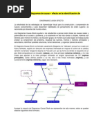 B Diagrama Causa-Efecto