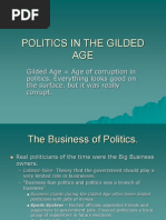 Politics in The Gilded AGE