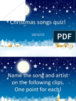 Christmas Songs Quiz!