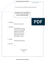 Perspectiva Histórica de La Motivación