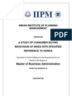 Indian Institute of Planning Management: Master of Business Administration