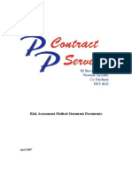 Risk Assessment Method Statement Documents: April 2007