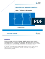 Analise de Circuitos em CC - Divisor de Corrente