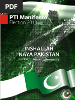 PTI Manifesto 2013