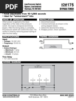 ICM 175 Bypass Timer