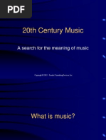 20th Century Music