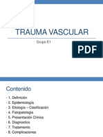 Trauma Vascular - Grupo E1