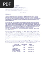 Commissioner of Internal Revenue vs. Citytrust Banking Corporation