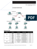 Lab 8 Packet Tracer Version