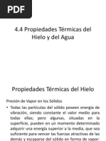 Propiedades Termicas Del Agua