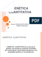 Genética Cuantitativa