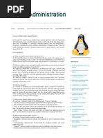 Linux Administration - Linux Interview Questions 7