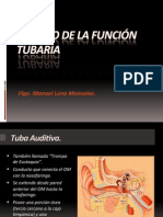 Estudio Funcion Tubaria