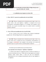 Las Modificaciones Introducidas Al Artículo 390 de Código Penal Por Las Leyes No 20