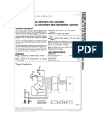 ADC0831/ADC0832/ADC0834 and ADC0838 8-Bit Serial I/O A/D Converters With Multiplexer Options