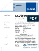 Chemicals Zetag DATA Inverse Emulsions Zetag 8846 FS - 0410