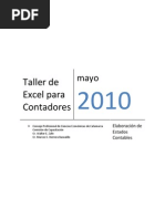 Taller de Excel para Contadores