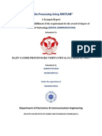 Audio Processing Using Matlab