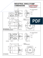 Ifp Mobile & Industrial Single Pump Installation Dimensions: K No.1 Keyed Shaft