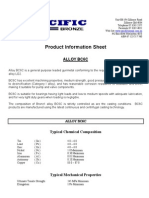 Product Information Sheet: Alloy Bc6C