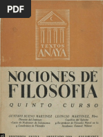 Nociones de Filosofía Bueno