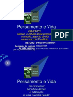 Pensamento e Vida