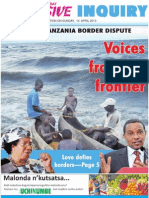 The Malawi - Tanzania Border Dispute, Voices From The Frontiers