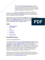 La Sexualidad Es El Conjunto de Condiciones Anatómicas