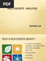 Multivariate Analysis