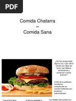 Comida Chatarra Comida Sana