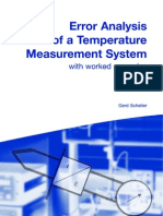 Error Analysis of A Temperature Measurement System With Worked Examples Gerd Scheller 32 Pages Feb 2003