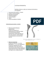 Instrumentos para Cirugia Periodontal