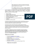 El Contrato de Compra Venta Se Define Como El Contrato Por Virtud Del Cual Una Parte