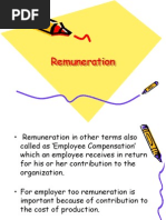 Remuneration