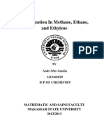 Hibridization in Methane (Y) O3