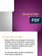 Value at Risk Final