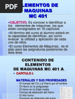 MC401 Elementos de Maquina Clases de Todo El Ciclo