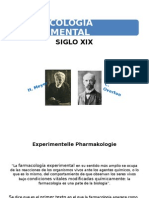 FARMACOLOGIA EXPERIMENTAL Siglo XIX