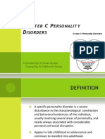 Cluster C Personality Disorders