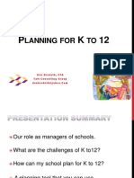 Planning For K12 (Philippines)