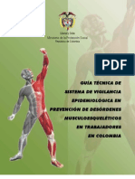 Guía Técnica de Sistema de Vigilancia Epidemiológica en Prevención de Desórdenes Musculoesqueléticos en Trabajadores en Colombia