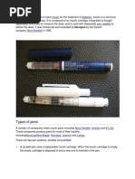 Insulin Diabetes Pen Needles Novo Nordisk: Types of Pens