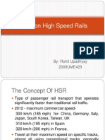 A Talk On High Speed Rails