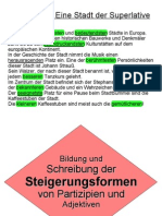 Powerpoint-Präsentation Zum Thema "Komparation Von Adjektiven Und Partizipien"