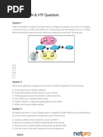 CISCO CCNA VLAN Test